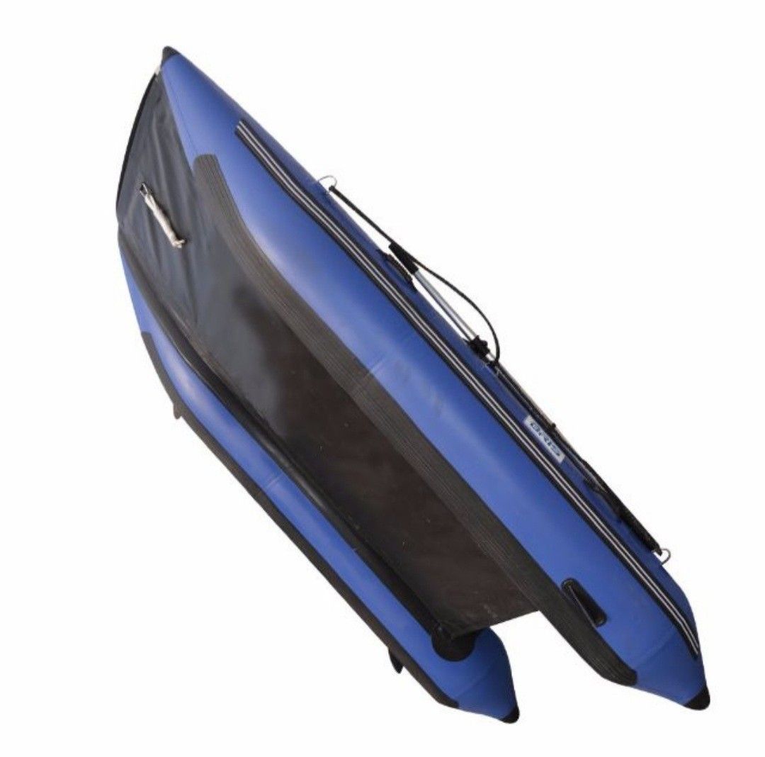 BRIS 11 ft Inflatable Catamaran Inflatable Boat Dinghy Boat Blue Mini Cat