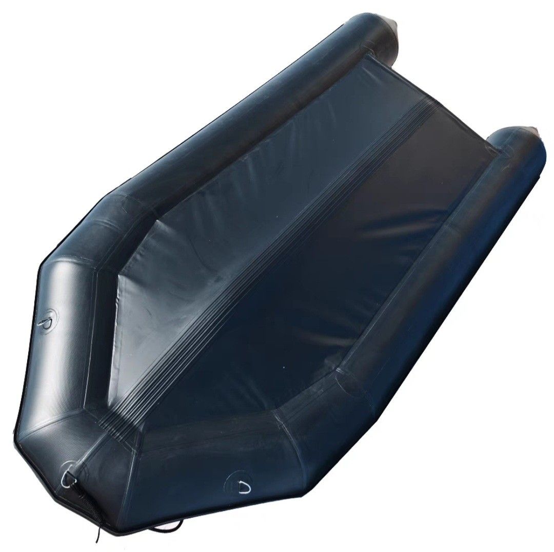 Bris Inflatable Boat Assault Tender Raft Dinghy PVC 12.5 ft Fishing Dive Rescue Boat BSA380