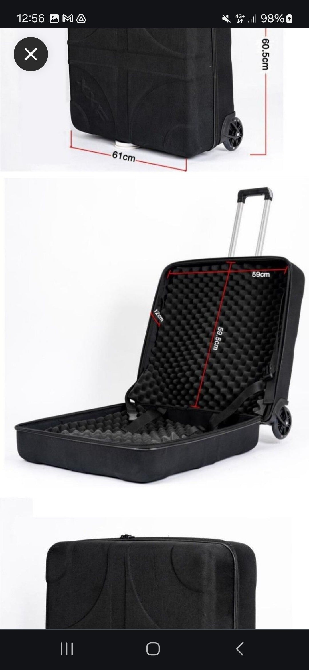 Foldable bike case