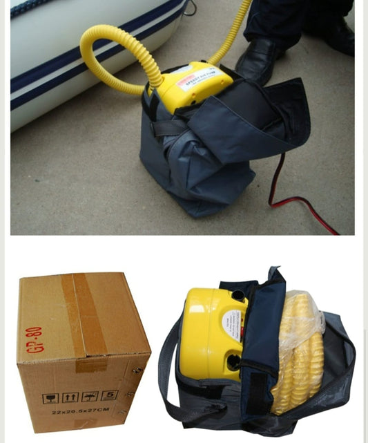 BRIS Inflatable Boat Electric Air Pump In Built Battery or 12v