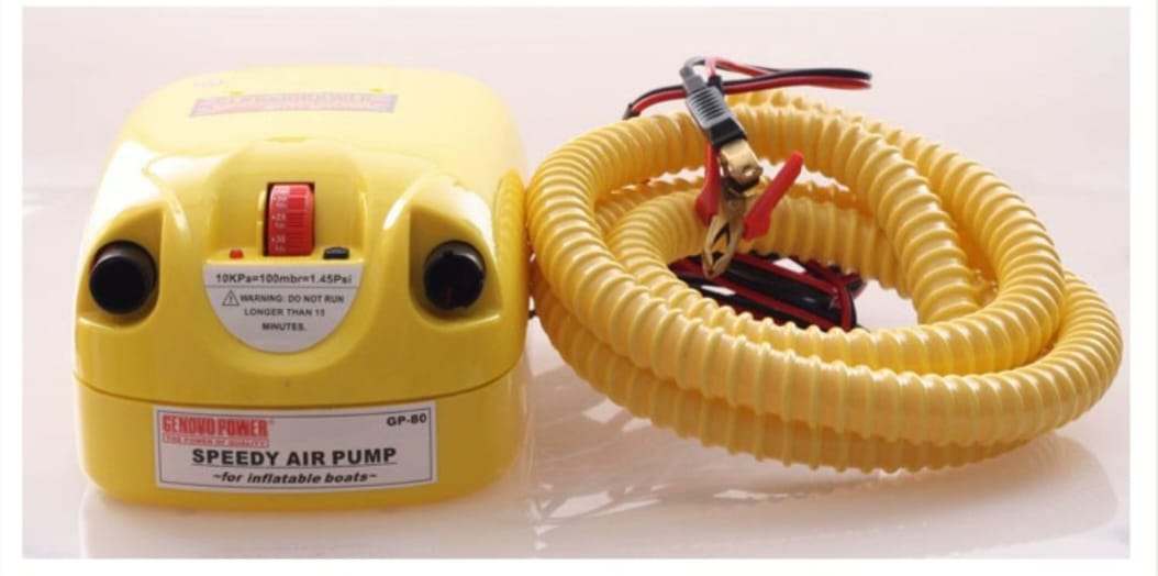 BRIS Inflatable Boat Electric Air Pump In Built Battery or 12v
