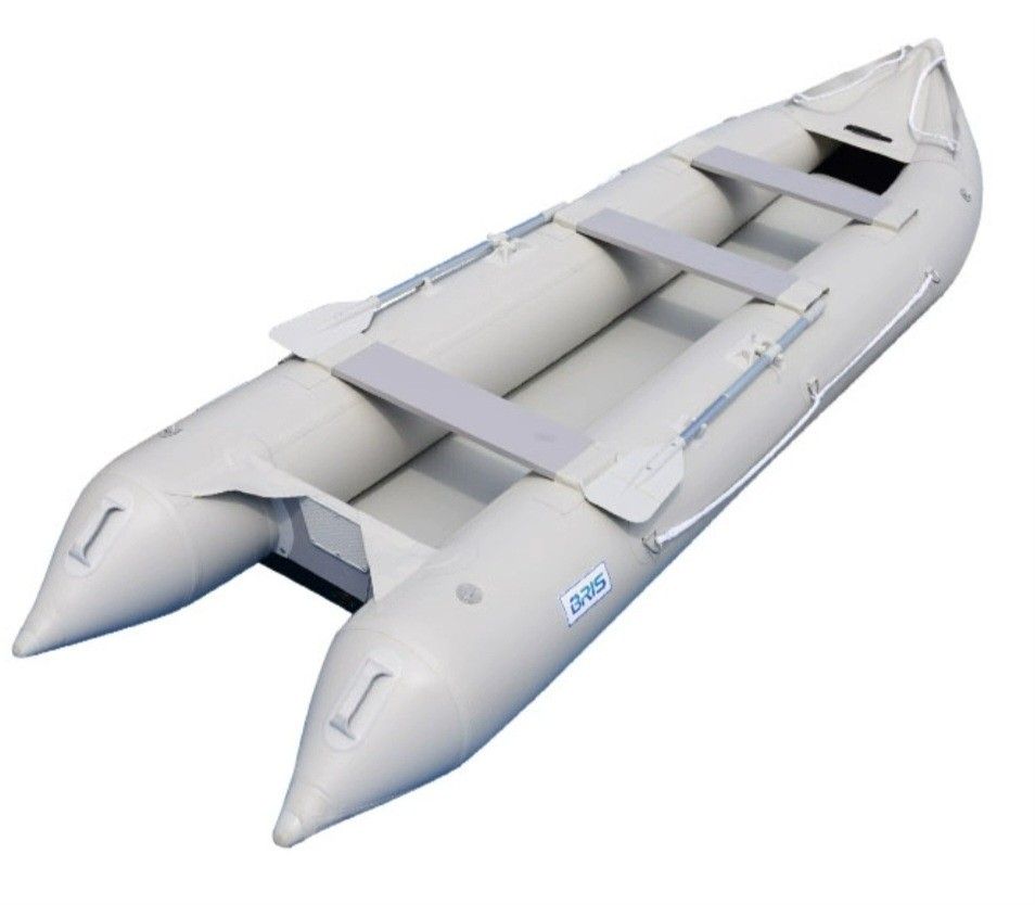 Bris 14.1ft Rescue Inflatable Boat Raft Kayak Dinghy Inflatable Kayak Fishing Tender Poonton Inflatable Canoe Boats