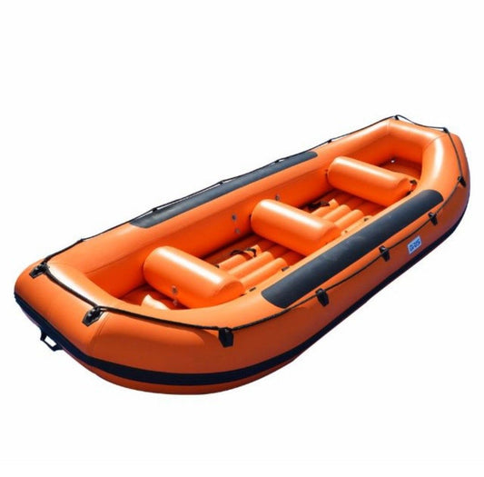 14.1 ft Bris White Water River Rafting Inflatable Boat PVC Raft BRD430