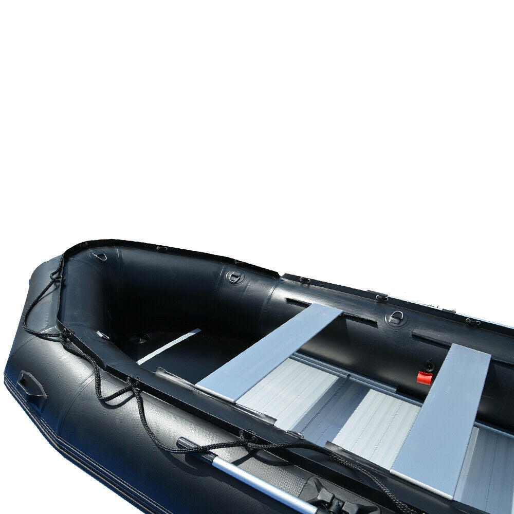 BRIS 15.4 ft Inflatable Boat Inflatable Rescue Fishing Pontoon Boat Dinghy