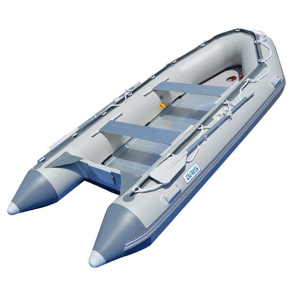 BRIS 14.1 ft Inflatable Boats Fishing Raft Power Boat Zodiac Dinghy Tender Boat