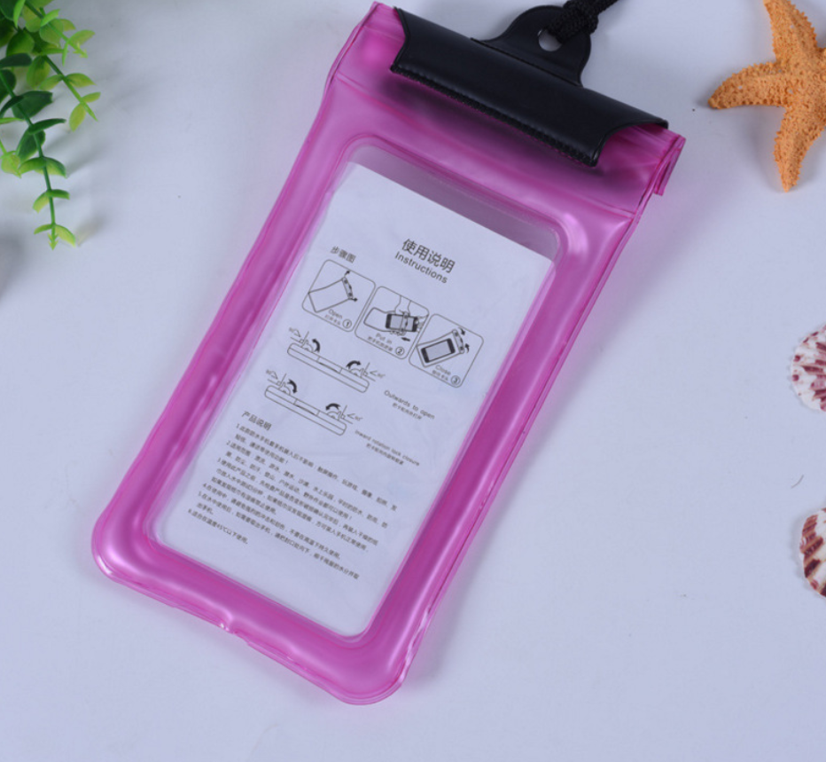 Mobile Underwater Waterproof Bag Case Pouch for Fishing Kayaking Boating use