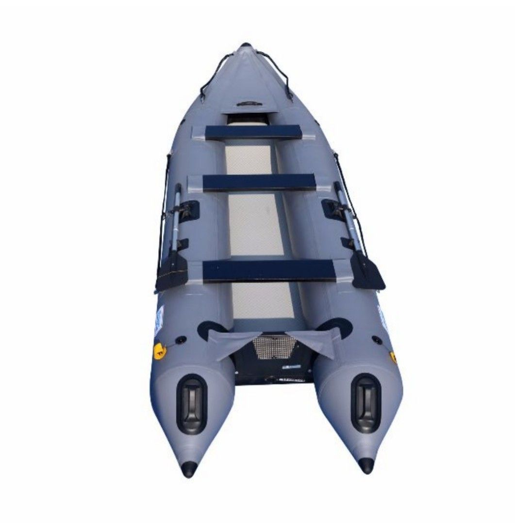 Bris 14.1ft Rescue Inflatable Boat Raft Kayak Dinghy Inflatable Kayak Fishing Tender Poonton Inflatable Canoe Boats