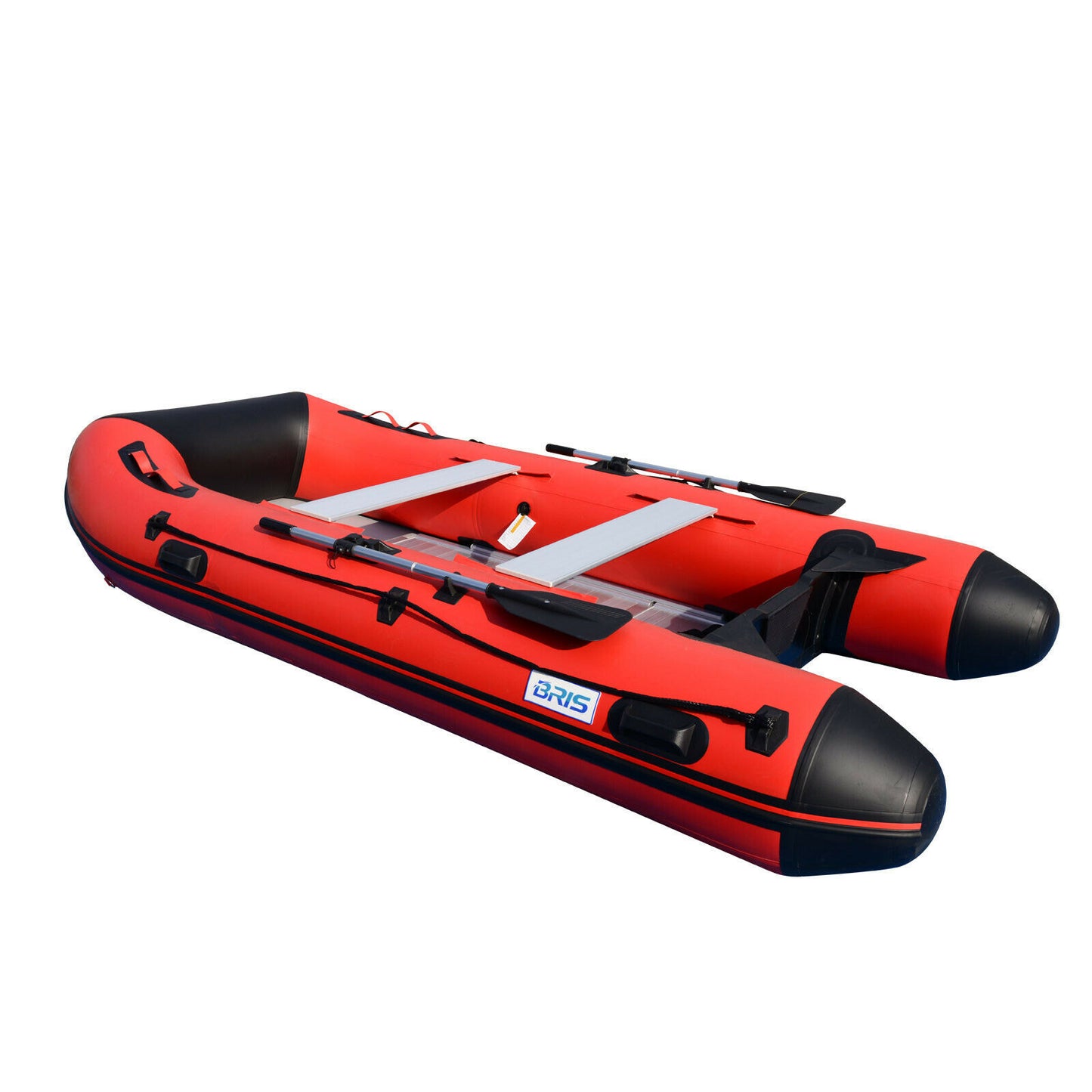 BRIS 12ft Inflatable Boat Dinghy Raft Pontoon Rescue & Dive Raft Fishing Boat