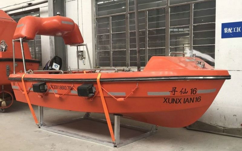 SOLAS Approved 4.3m Rescue Boat 6 People with AVS/BV/CCS/KR/EC/RMRS Marine Life Saving