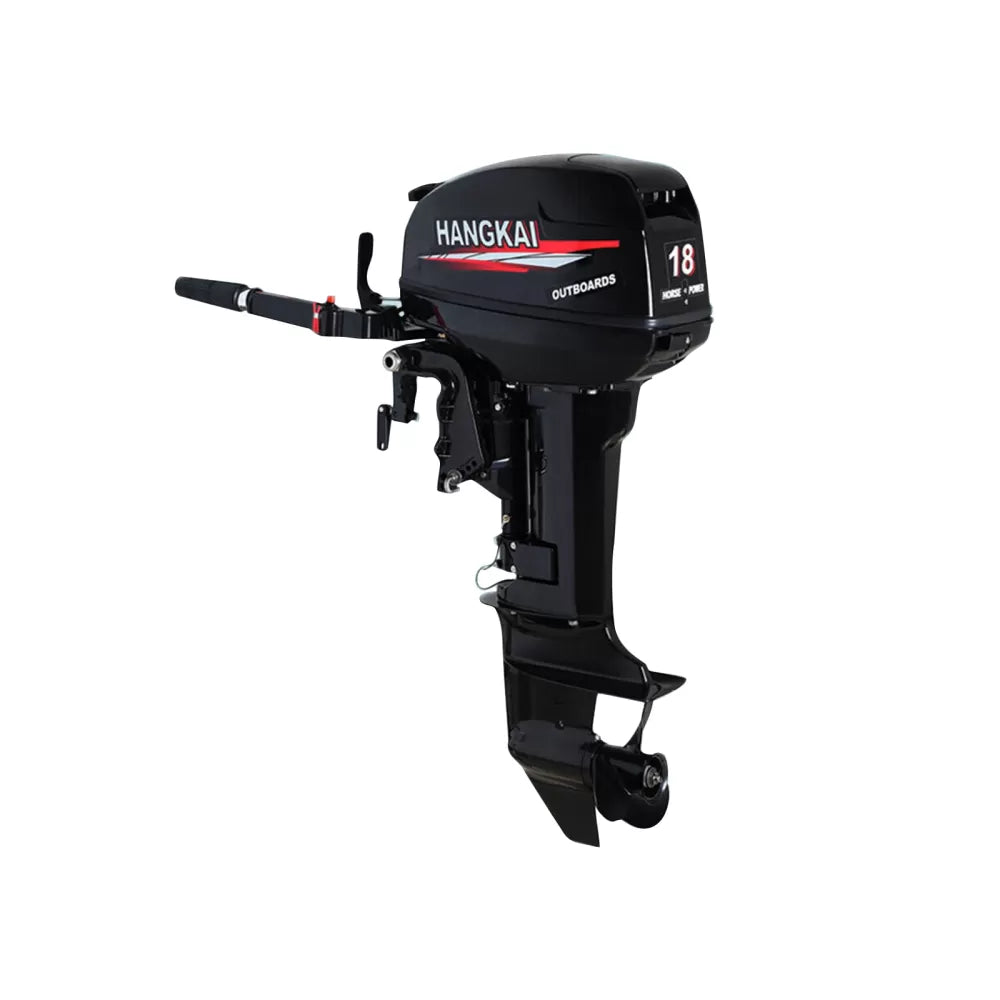 2 Stroke HANGKAI Outboard Motor Engine For Inflatable Boats Gas Oil